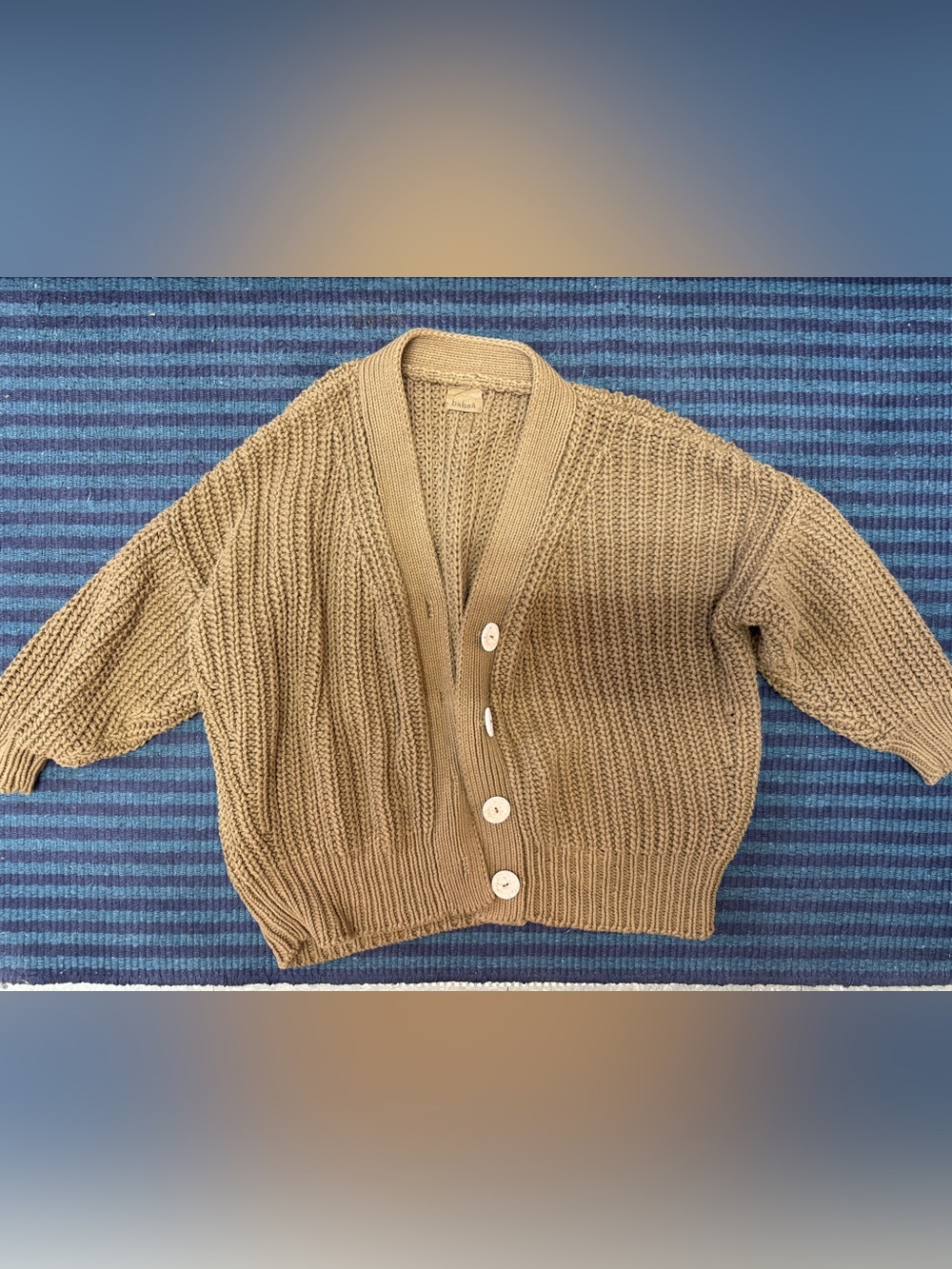 Babaa no.18 cardigan in irish moss